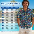 thumbnail image 6 of Whosucclay Pineapple Hibiscus Palm Tree Boat Print Matching Hawaiian Holiday Outfit Set Men Button T-Shirts and Women Sleeveless Sundresses Dress 2026 Spring Long Midi Dress Travel Outfit, S, 6 of 7