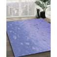 thumbnail image 2 of Ahgly Company Indoor Round Patterned Purple Mimosa Purple Area Rugs, 6' Round, 2 of 6