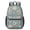 Football and Flower Slateblue Pattern, variant on Football and Flower Slateblue Pattern 17" Waterproof Oxford School Backpacks for Teens, S-Shape Padded Straps, for School, Travel, Hiking, Camping