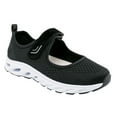 thumbnail image 3 of GOOHOCHY 1 par de zapatos deportivos de mujer de mediana edad, zapatos transpirables de malla, zapatos casuales (negro), 3 of 7
