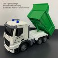 thumbnail image 3 of RC RC Waste Management Bask Truck, Light Effects Alloy Educational Battery Battery RC Bassbage Juguete Para Niños, 3 of 7
