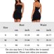 thumbnail image 2 of Vestido de fiesta de verano de mezclilla de color sólido para mujer Y2K Ygjytge Negro T L para Mujer, 2 of 5