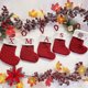 thumbnail image 3 of Christmas Socks Red Snowflake Alphabet Letters Christmas Knitting Stocking Christmas Tree Pendant Decorations For Home Xmas Gift, 3 of 5