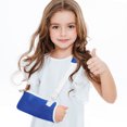 thumbnail image 1 of FELTECHELECTR Cabestrillo de brazo para niños, inmovilizador médico de hombro, manguito rotador, muñeca, codo, antebrazo, correa de soporte, cabestrillo transpirable para brazo fracturado (talla S), 1 of 7