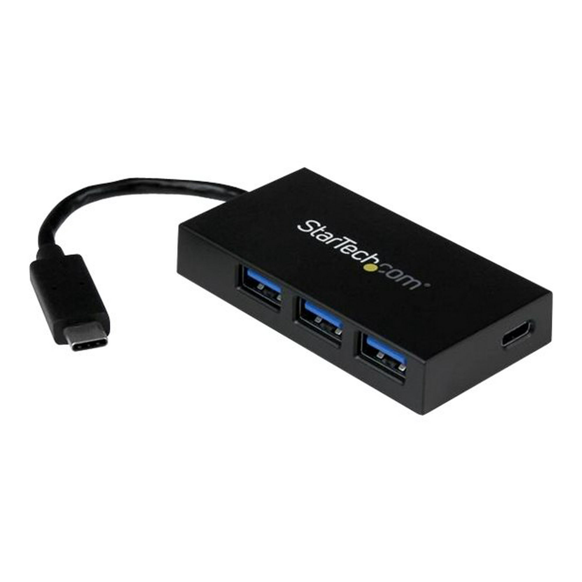 Kurve Moderat Sømil StarTech.com 4-Port USB 3.0 Hub - Powered USB 3.1 Gen 1 Hub - USB-C to 1x  USB-C and 3x USB-A Adapter - USB-C Port Expander (HB30C3A1CFB) - Hub - 4 x  SuperSpeed