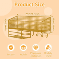 thumbnail image 5 of Hanging Wall Basket Vegetable Fruit Organizer Sturdy Metal Large Size Practical for Laundry Pantry Kitchen, 5 of 9