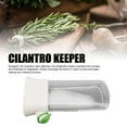 thumbnail image 6 of Yajisi Cilantro Keeper, Plastic Optimum Protection Freshness Container for Mint Parsley Asparagus, 10.63 x 6.30 x 3.15 Inches, 6 of 7