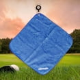 thumbnail image 3 of facefd 30x30cm Microfiber Golf Towel Sweat-absorbent Wiping Cloth Sports Blue, 3 of 5
