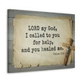 thumbnail image 2 of Scripture Walls Psalms 30:2 You Healed Me Bible Verse Canvas Christian Wall Art Ready to Hang Unframed, 2 of 17
