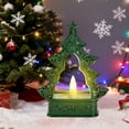 thumbnail image 5 of Christmas Tree LED Light Battery Operated Mini Tabletop Decor 6.3 Inch Plastic Christmas Decoration with Multi Color Lights for Home Office Desk Party Decor, 5 of 7