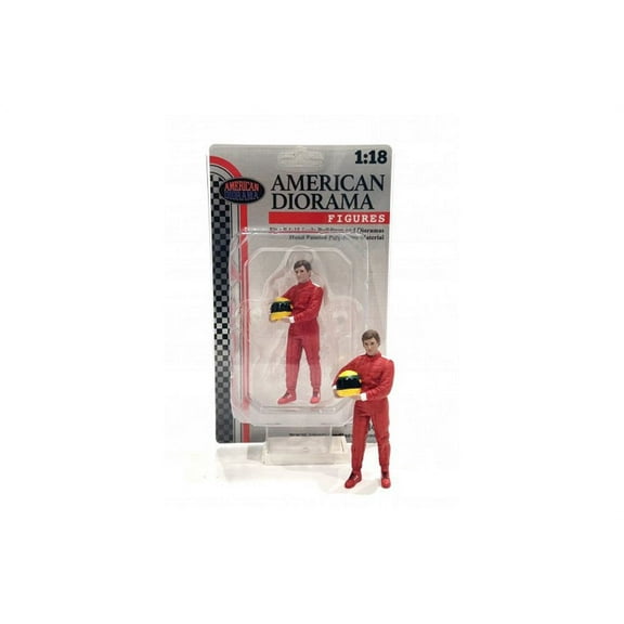 Racing Legends - The 80s Driver A, Red - American Diorama 76353 - 1/18 Scale Figurine