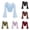 001-Blue, variant on Women 2-Piece Neck Long Sleeve T-Shirt and Camisole Tank Top Set Casual Solid Color Layering Slim Fit Tee Blouse
