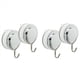 thumbnail image 1 of Gancho de SuccióN Paquete de 4 de Ventosa de Acero Inoxidable Al VacíO, Gancho para Toallas de BañO, Soportes Hasta 18 Lb Pared con Ventosa, Perchas Cocina y BañO, 1 of 4
