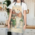 thumbnail image 3 of Hello Winter Vintage Schnauzer Enjoys Snowy Day with Snowman Apron Miniature Schnauzer Dog Lover for Cooking Grilling Baking Painting Gardening - 12019, 3 of 5