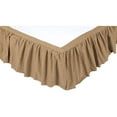 thumbnail image 4 of VHC Brands Millsboro Queen Bed Skirt 60x80x16 Country Rustic Bedding Accessory, Tan, 4 of 4