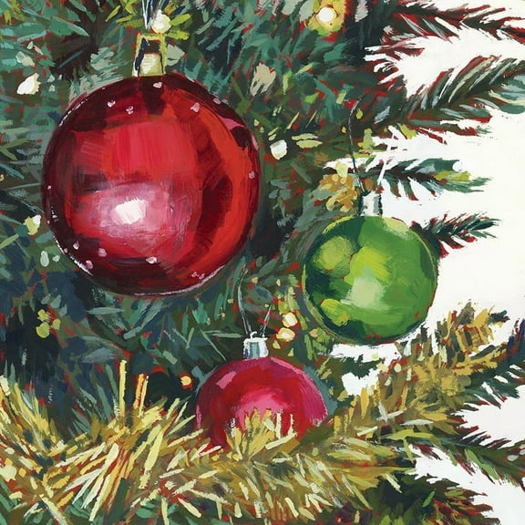 Oh Christmas Tree Holiday Paper Beverage Cocktail Napkins, 20 Count