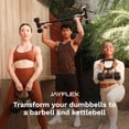 thumbnail image 4 of Jayflex Hyperbell Bundle - Convert Dumbbells to a Full Gym with Secure Barbell & Rotating Kettlebell Adapter Grip. Ideal for Weight Lifting & Home Workouts, 4 of 4
