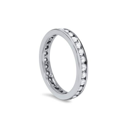 Diamond Eternity Stackable Ring - 1ct Diamond Wedding Eternity Stackable 14K Ring New