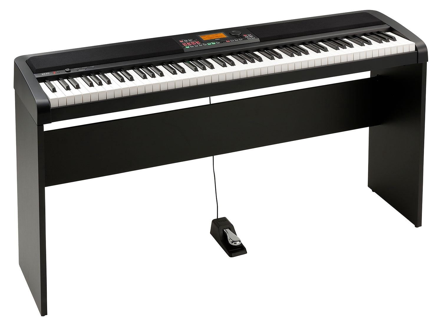 Korg XE20 88-Key Home Digital Ensemble Piano with Accompaniment with Sheet Music Stand