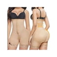 thumbnail image 3 of Plus Size Women's Shapewear Fajas Post Surgical Compression Bodysuit With Crotch Opening, Zipper Front, 3 of 4