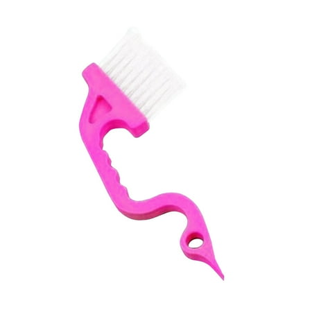 

Farfi Air Louvers Tube Hand-held Slit Trench Doors Kitchen Home Cleaning Brush Tools (Rose Red)