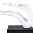 thumbnail image 3 of Finesse Decor Saggita Abstract Resin Sculpture, White, 3 of 8