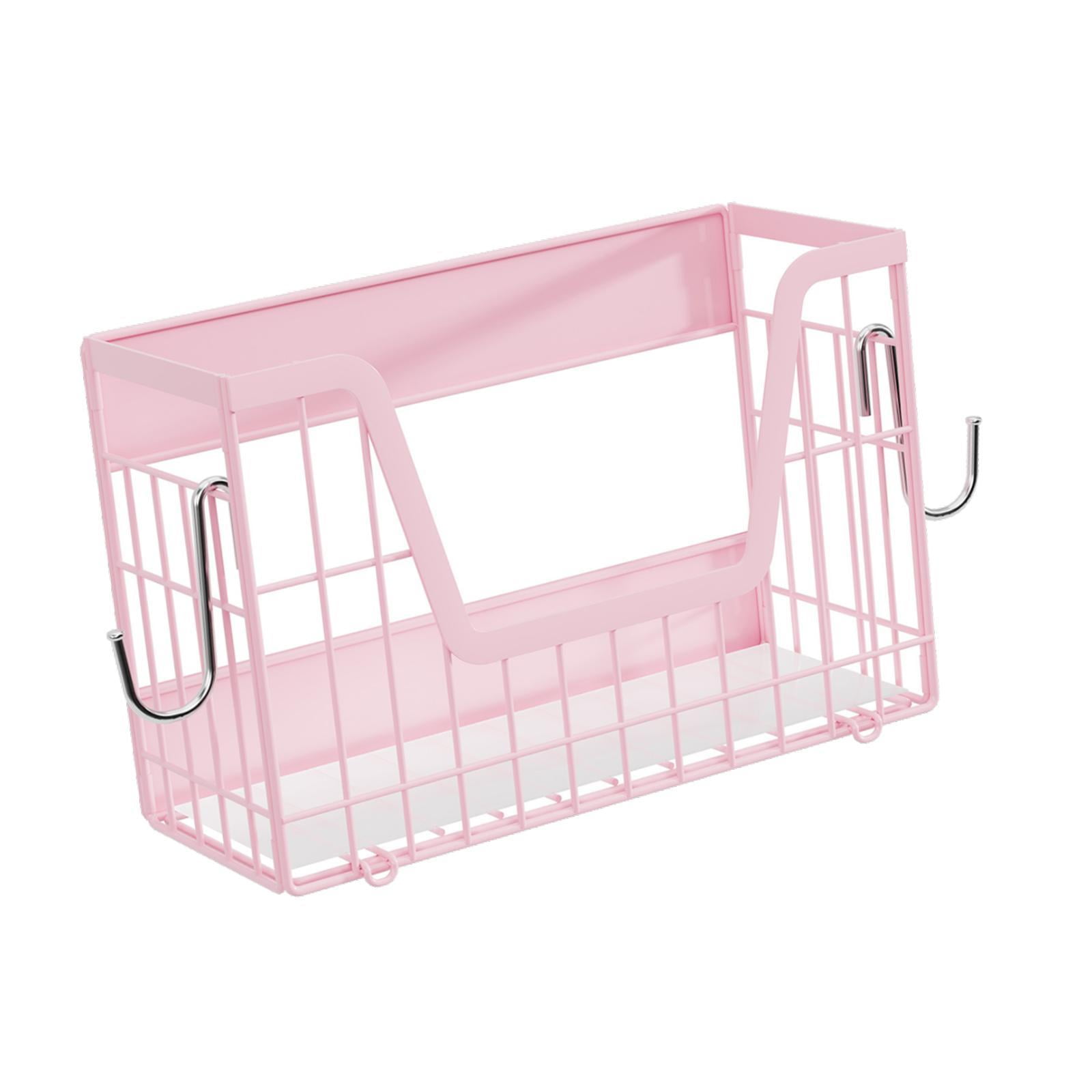 CoudarTitie Refrigerator Side Shelf Magnetic Spice Rack for Fridge for Cabinet Household Pink