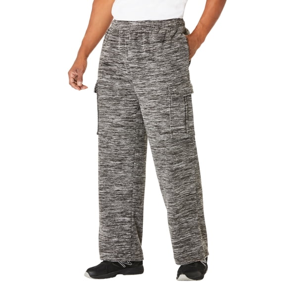 KingSize Men's Big & Tall Explorer Plush Fleece Cargo Pants