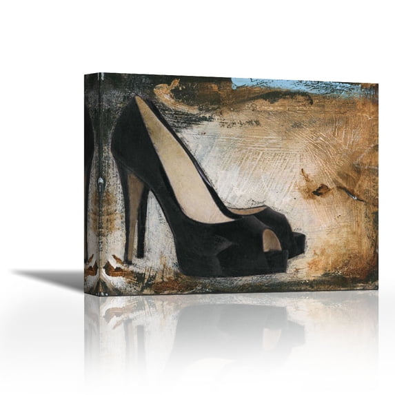 Shoe Box I - Contemporary Fine Art Giclee on Canvas Gallery Wrap - wall décor - Art painting - 15 x 12 Inch - Ready to Hang