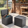 thumbnail image 6 of Homall 2PCS 31 Gallon Outdoor Deck Box In Resin with Seat, 6 of 7