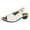 White, variant on OAVQHLG3B Sandals for Women Comfortable Elegant Low Chunky Heel Shoes Women Summer Thick Heel Sandals Pumps Buckle Open Toe Casual Shoes