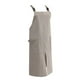 thumbnail image 5 of Delantal de cocina perfecl para chef caqui con bolsillo ajustable, 5 of 8
