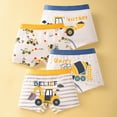 thumbnail image 2 of Ccpelsie Toddler Boys Underwear Boxer Briefs Cooling Comfort and Softness Combined（Yellow,2-3 Years), 2 of 5