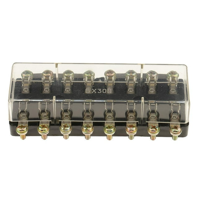 Caja Titular de Fusibles Protección de Circuito 12V Electrónica Soporte para 8 VÍAS