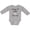 AC-Heather Grey, variant on Oma and Opa Love Me- Heart Grandchild Boys or Girls Long Sleeve Baby Bodysuit