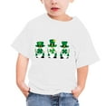 thumbnail image 4 of Edvintorg St. Patrick's Day T-Shirts for Children Kids Boys Girls Summer Tshirt Fashion Cute Round Neck Printed Short Sleeve Casual Tops for Teeanger 3-14Years, 4 of 4