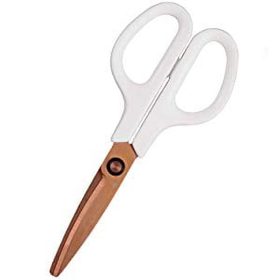 PLUS Fit Cut Curve Sissors Micro-Serrated Blade, White