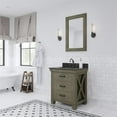 thumbnail image 5 of Water Creation Aberdeen 30" Wood Single Bathroom Vanity in Grizzle Gray & Bronze, 5 of 6