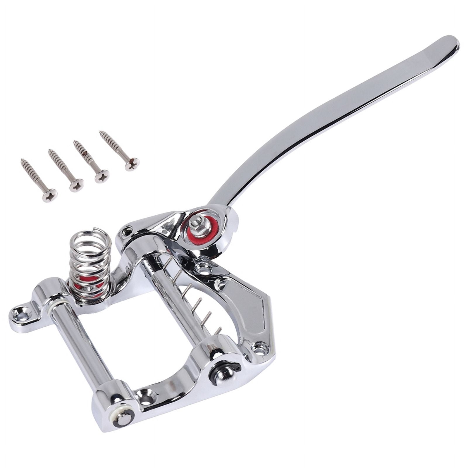 Guitar Vibrato Tailpiece Tremolo Flat Top Body Tremolo Unit Vibrato Bridge for , , LP, ETC Electric Guitars(Silver)