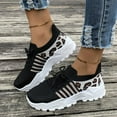 thumbnail image 3 of Leopard Chunky Walking Shoes for Women Comfortable Mesh Memory Foam Workout Tennis Running Sneakers, 3 of 6