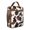Camel-11, variant on Buffalo and Cow Art Lunch Bag – Vintage Rustic Country Style Abstract Animal Print Farmhouse Aesthetic Minimalist Floral Design Insulated Tote