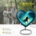 thumbnail image 3 of MUKTIVE Waterfall Keepsake Cremation Urns for Human Ashes for Women, Small Green Funeral Urn for Adult Ashes Man, Horse Burial Urns, Handcrafted Forest Urn (1 Large & 4 Keepsake), 3 of 7