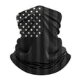 thumbnail image 2 of AWASD USA Flag Neck Gaiter Face Masks for Men Women Star Stripe Print Breathable Summer Cooling Neck Gaiter UV Face Mask Sun Protection Neck Gaiter One Size Black, 2 of 4