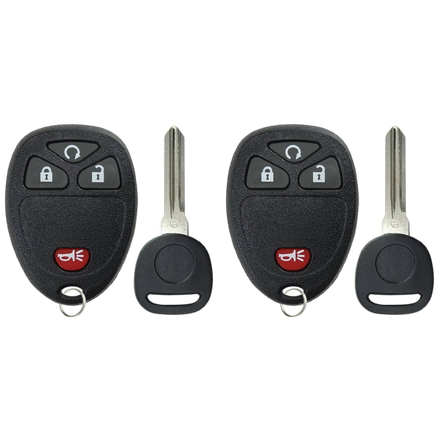 KeylessOption Keyless Entry Remote Control Car Key Fob Replacement for 15913420 Blue 