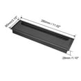thumbnail image 2 of Cable Hole Cover, 269mmx68mm Aluminum Alloy Desk Grommet for Wire Organizer  (Black), 2 of 4