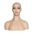 thumbnail image 2 of Modelo de cabeza de maniquíes Sombreros portátiles portátiles Modelo de exhibición para el cabello Freestanding para gafas Bufandas para el, 2 of 8