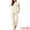 Apricot, variant on DARING DIVA Women's  Soft Waffle Cotton Pajamas Long Sleeve with Pants Set XS Pink