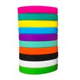 thumbnail image 3 of OULII 100Pcs Kids Safety Wrist Band Assorted Color Solid Design Party Favor, 3 of 7