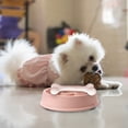 thumbnail image 5 of Supvox Dog Dishes for Small Dogs Round Slow Eating Bowl Plastic Pink 1Pack, 5 of 6