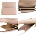 thumbnail image 3 of Pre-Owned PRADA Bi-fold long wallet in leather, pink beige, for women, 56076a, 3 of 5